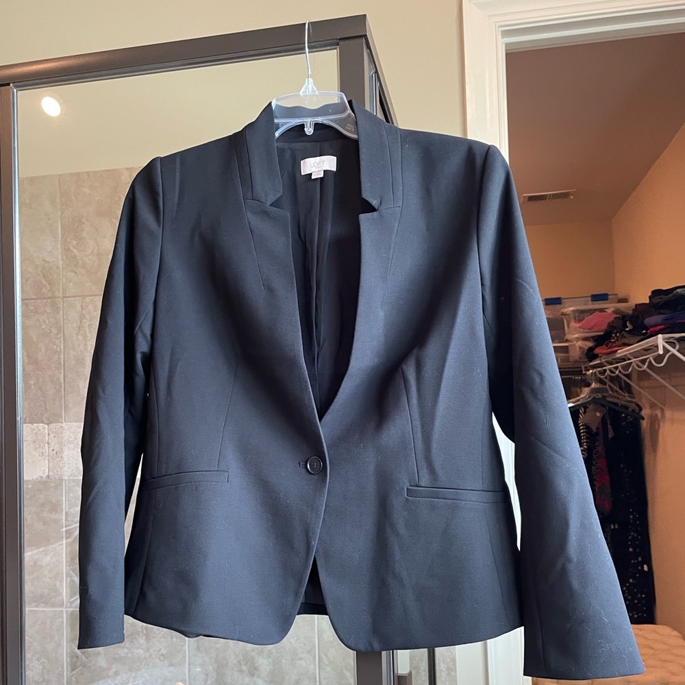 Loft Black Blazer- size 12